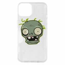 Чехол для iPhone 14 Plants vs zombie head - PrintSalon