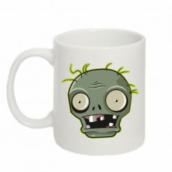 Чашка 320ml Plants vs zombie head