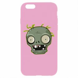 Чехол для iPhone 6 Plus/6S Plus Plants vs zombie head - PrintSalon