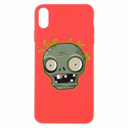 Чехол для iPhone X/Xs Plants vs zombie head