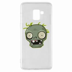 Чехол для Samsung A8+ 2018 Plants vs zombie head - PrintSalon