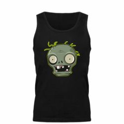 Мужская майка Plants vs zombie head-PrintSalon Мужская майка Plants vs zombie head