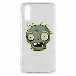 Чехол для Huawei P20 Plants vs zombie head - PrintSalon
