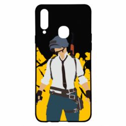 Чохол для Samsung A20s PlayerUnknown’s Battlegrounds and spray - PrintSalon