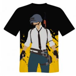 Чоловіча футболка 3D PlayerUnknown’s Battlegrounds and spray - PrintSalon