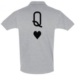 Мужское поло Playing Cards Queen - PrintSalon