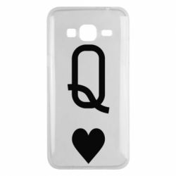 Чехол для Samsung J3 2016 Playing Cards Queen - PrintSalon