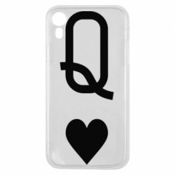 Чехол для iPhone XR Playing Cards Queen - PrintSalon