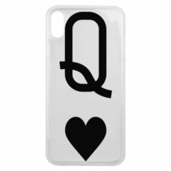 Чехол для iPhone Xs Max Playing Cards Queen - PrintSalon