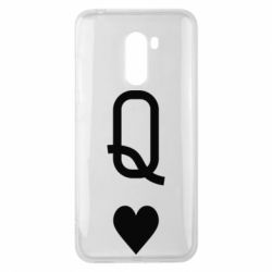 Чехол для Xiaomi Pocophone F1 Playing Cards Queen - PrintSalon