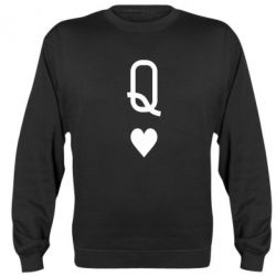 Cвитшот Playing Cards Queen - PrintSalon