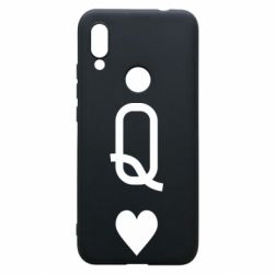 Чехол для Xiaomi Redmi 7 Playing Cards Queen - PrintSalon