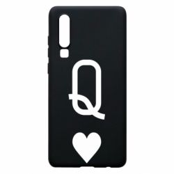 Чехол для Huawei P30 Playing Cards Queen - PrintSalon