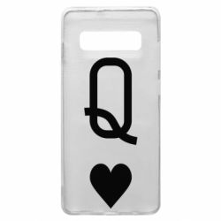 Чехол для Samsung S10+ Playing Cards Queen - PrintSalon