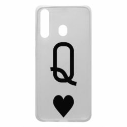 Чехол для Samsung A60 Playing Cards Queen - PrintSalon