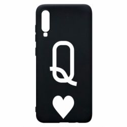 Чехол для Samsung A70 Playing Cards Queen - PrintSalon