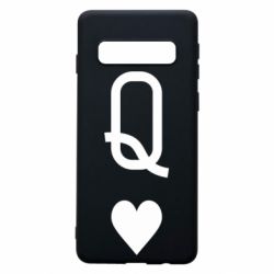 Чехол для Samsung S10 Playing Cards Queen - PrintSalon