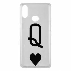 Чехол для Samsung A10s Playing Cards Queen - PrintSalon