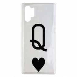 Чехол для Samsung Note 10 Plus Playing Cards Queen - PrintSalon