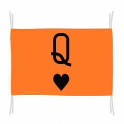 Флаг Playing Cards Queen - PrintSalon