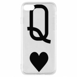 Чехол для iPhone SE 2020 Playing Cards Queen - PrintSalon