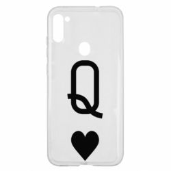 Чехол для Samsung A11/M11 Playing Cards Queen - PrintSalon