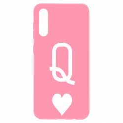Чехол для Samsung A50 Playing Cards Queen - PrintSalon