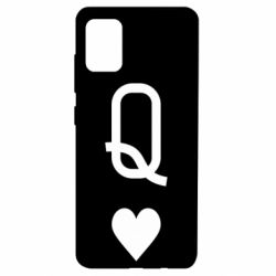Чехол для Samsung A51 Playing Cards Queen - PrintSalon