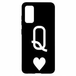 Чехол для Samsung S20 Playing Cards Queen - PrintSalon