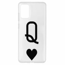 Чехол для Samsung S20+ Playing Cards Queen - PrintSalon
