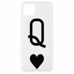 Чехол для Oppo A92s Playing Cards Queen - PrintSalon