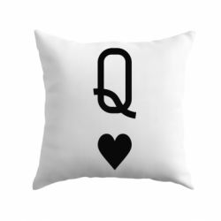 Подушка Playing Cards Queen - PrintSalon