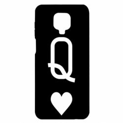 Чехол для Xiaomi Redmi Note 9S/9Pro/9Pro Max Playing Cards Queen - PrintSalon