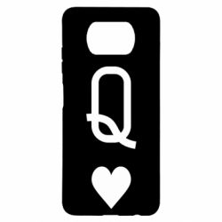 Чехол для Xiaomi Poco X3 Playing Cards Queen - PrintSalon