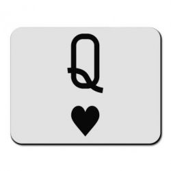 Коврик для мыши Playing Cards Queen - PrintSalon