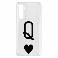 Чехол для Realme 6 Pro Playing Cards Queen - PrintSalon