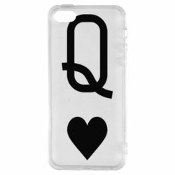 Чехол для iPhone5/5S/SE Playing Cards Queen - PrintSalon