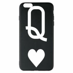Чехол для iPhone 6 Plus/6S Plus Playing Cards Queen - PrintSalon