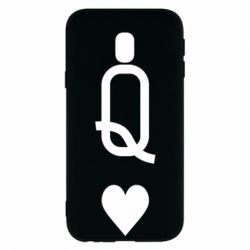 Чехол для Samsung J3 2017 Playing Cards Queen - PrintSalon
