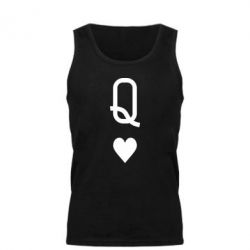 Мужская майка Playing Cards Queen - PrintSalon