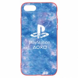 Чохол для iPhone SE 2022 Playstation on tai dai background - PrintSalon