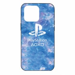 Чохол для iPhone 14 Pro Max Playstation on tai dai background - PrintSalon