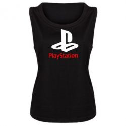 Женская майка PlayStation - PrintSalon
