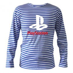Тельняшка с длинным рукавом PlayStation - PrintSalon