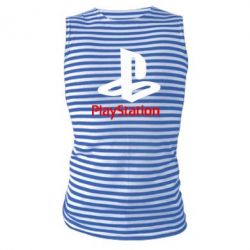 Майка-тельняшка PlayStation - PrintSalon