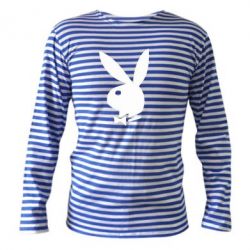 Тельняшка с длинным рукавом плейбой