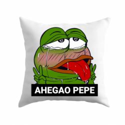 Подушка Аhegao PePe - PrintSalon