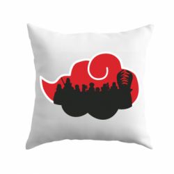 Подушка Akatsuki Members Red Cloud - PrintSalon
