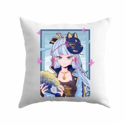 Подушка Аяка в рамке