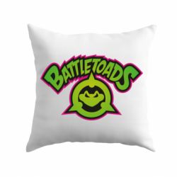 Подушка Battletoads logo - PrintSalon